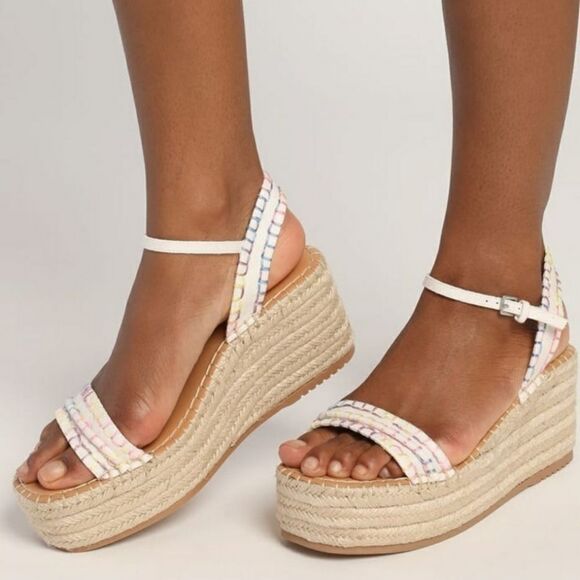 Splendid Shoes - BRAND NEW SPLENDID LIZZY PLATFORM ESPADRILLE WEDGE SANDAL